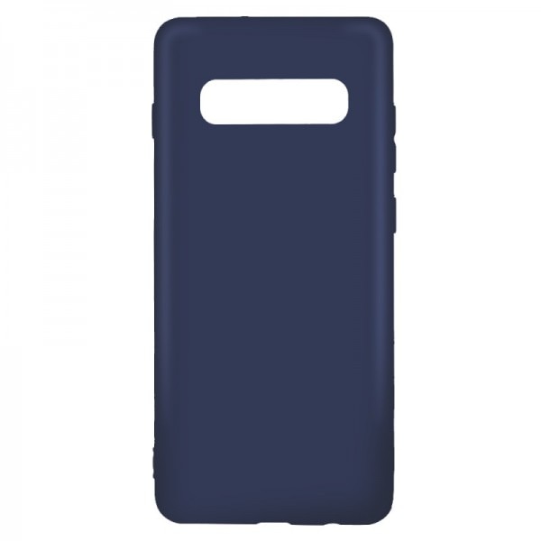 Husa de protectie din silicon pentru Samsung Galaxy S10, slim, Bleumarin