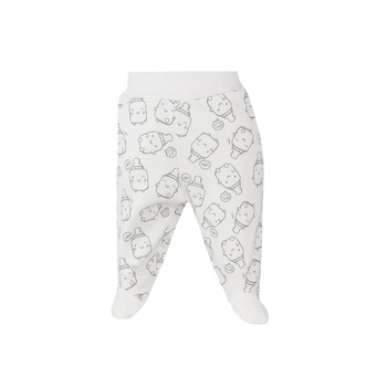 Pantaloni cu botosei pentru bebelusi Koala Butelki 06-698C, Crem, 74 cm Pantaloni cu botosei pentru bebelusi Koala Butelki 06-698C, Crem, 74 cm
