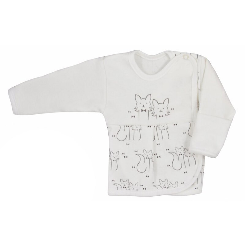 Bluza cu maneca lunga pentru bebelusi Koala Kociaki 05-996, Crem, 50 cm