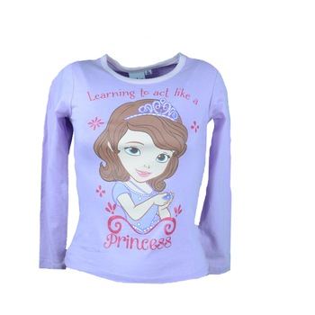 Bluza cu maneca lunga pentru fete Disney DISS-GTJL42558M, Mov, 110 Bluza cu maneca lunga pentru fete Disney DISS-GTJL42558M, Mov, 110