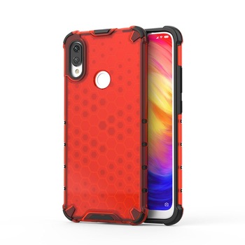 Husa XIAOMI Redmi Note 7 - Gel TPU Honeycomb Armor (Rosu) Husa XIAOMI Redmi Note 7 - Gel TPU Honeycomb Armor (Rosu)