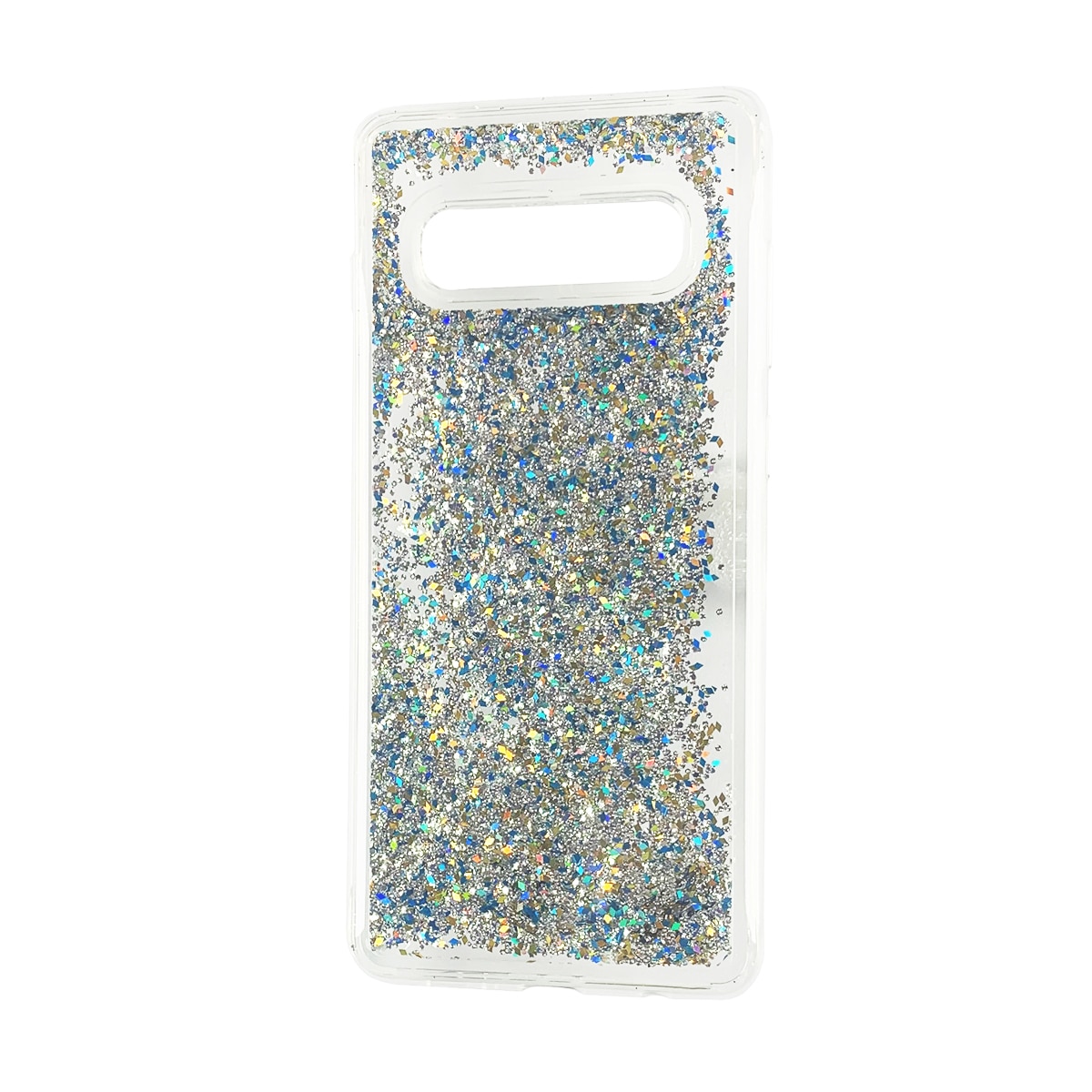 Husa Samsung S10e silicon lichid-sclipici Silver