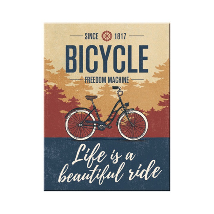 Magnet de frigider - Bicycle: Beautiful Ride