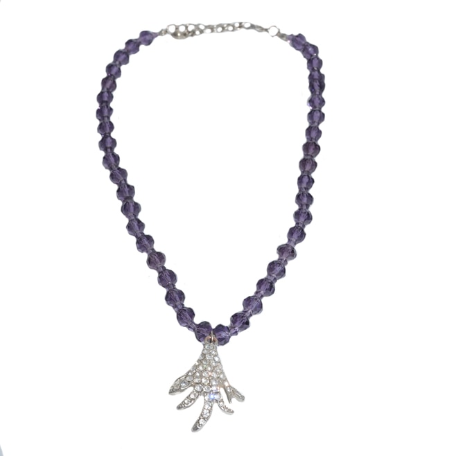 Colier cu margele si medalion deosebit ,D&J Exclussive,mov