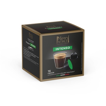 Capsule Cafea Intenso, Nero Nobile, 16 Capsule Compatibile Dolce Gusto, 112 g Capsule Cafea Intenso, Nero Nobile, 16 Capsule Compatibile Dolce Gusto, 112 g