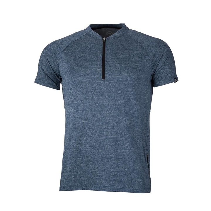 Masdy férfi cipzáras kerékpáros mez, Zöld