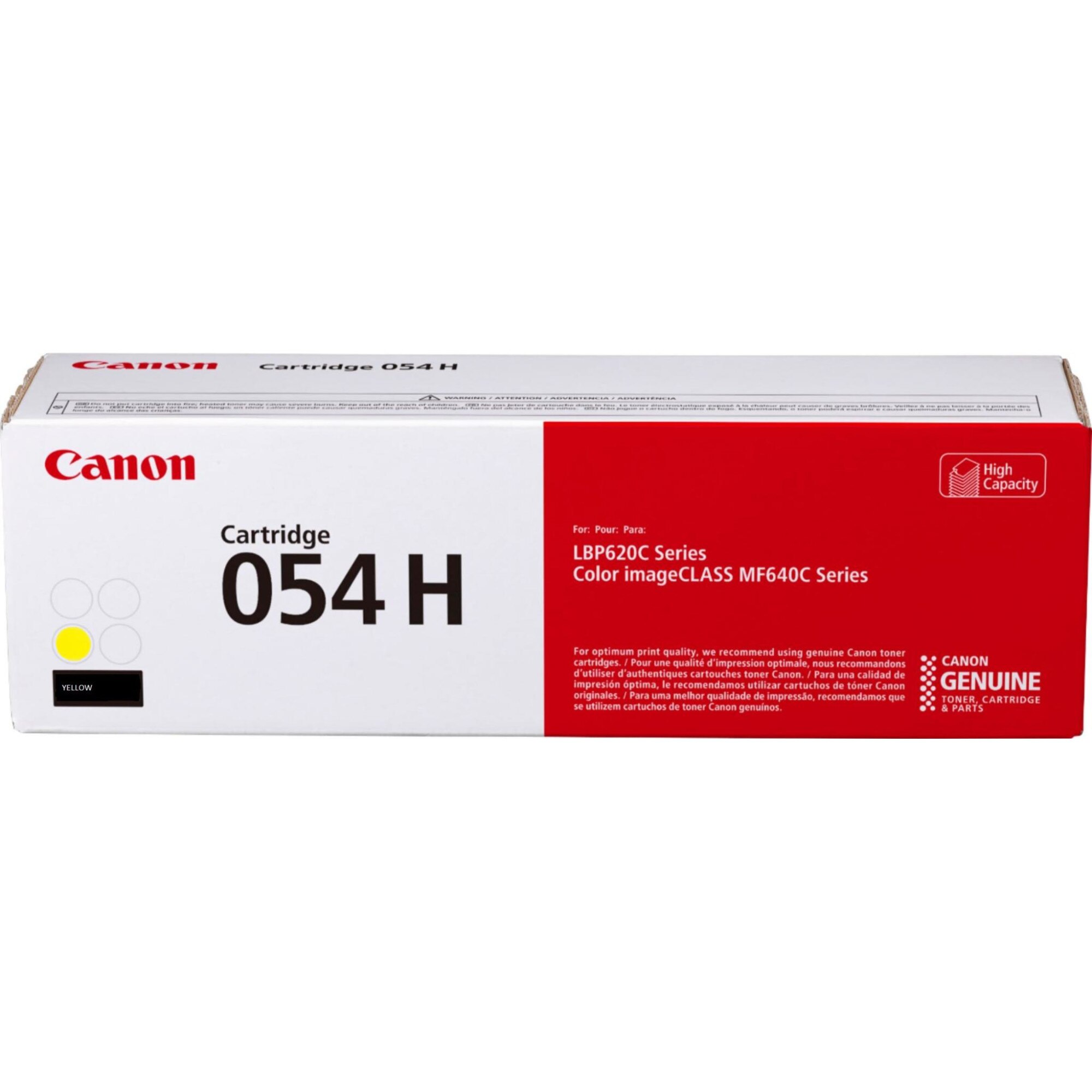 Toner original Canon CRG054H, galben, 2300 pagini