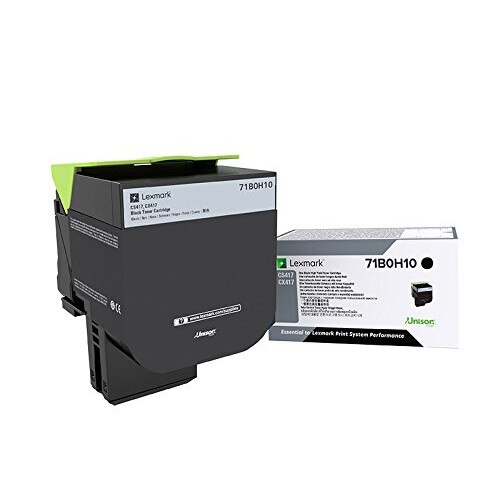Toner original Lexmark 71B0H10, negru, 6000 pagini