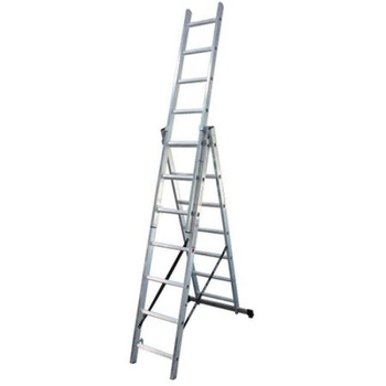 Scara cu trei cai, aluminiu, Sani Commerce, CH311, 3x11 Scara cu trei cai, aluminiu, Sani Commerce, CH311, 3x11