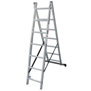 Scara cu doua sensuri Sani Commerce CH211 2x11, Aluminiu Scara cu doua sensuri Sani Commerce CH211 2x11, Aluminiu
