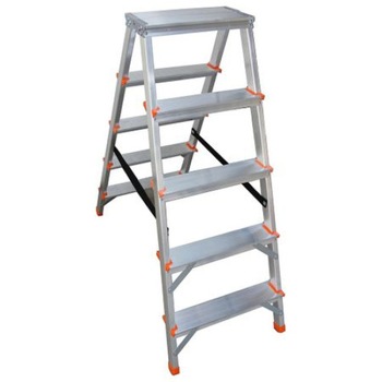 Scara cu doua tronsoane pentru gospodarie, Sani Commerce BSS 5, Aluminiu Scara cu doua tronsoane pentru gospodarie, Sani Commerce BSS 5, Aluminiu