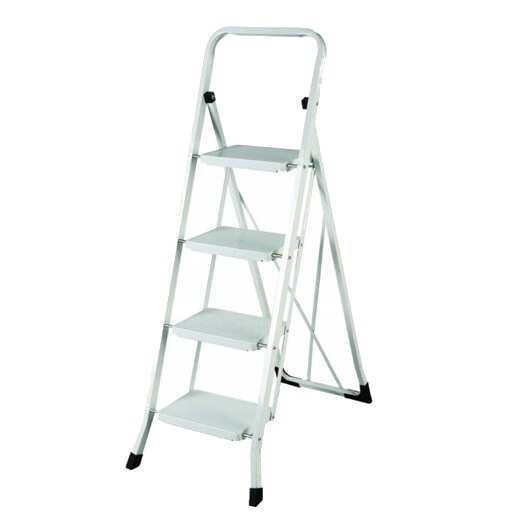 Scara din otel, pliabila, 4 trepte, 150 kg, Drabest MINIFERO