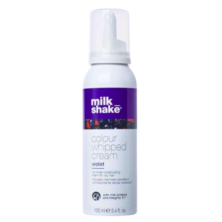 Spuma nuantatoare Milk Shake Colour Whipped Cream Violet, 100ml