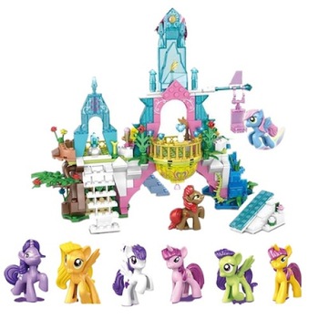 Castel my little lony cu doua figurine, 359 piese Castel my little lony cu doua figurine, 359 piese