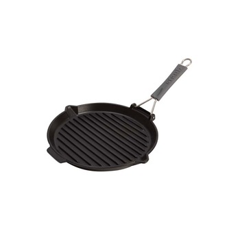 Tigaie grill fonta, 27 cm, Black - Staub Tigaie grill fonta, 27 cm, Black - Staub