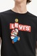 Levi's, Levi’s® x Super Mario kerek nyakú póló, fekete/kék/fehér, L