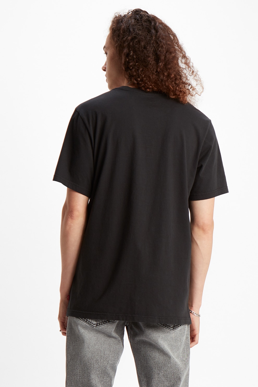 Levis Тениска с лого Бледочерен L Emagbg 