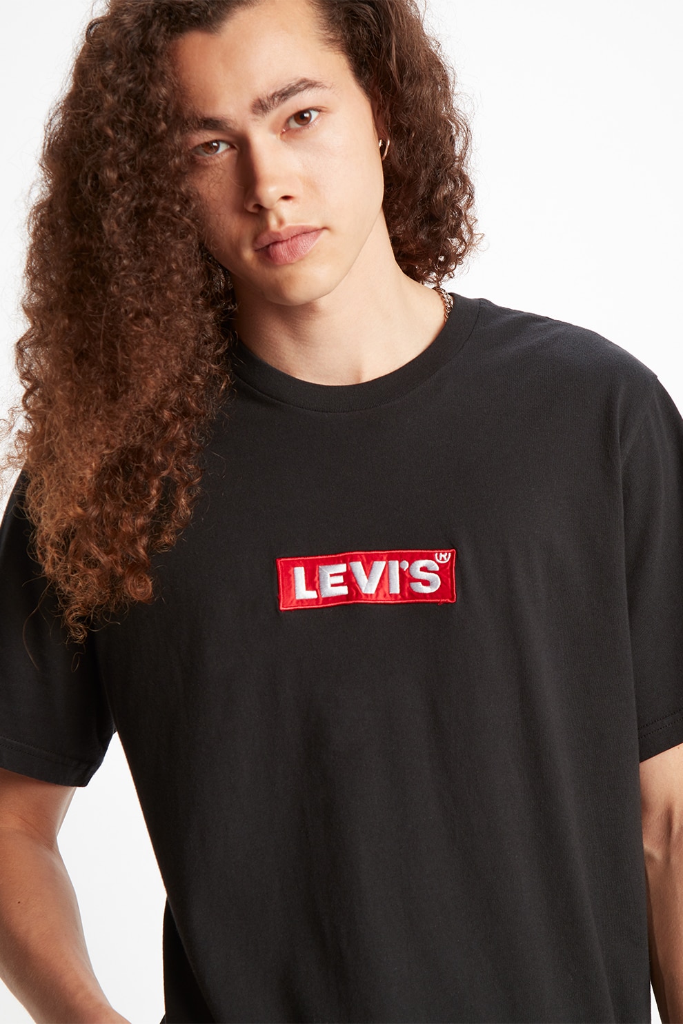 Levis Тениска с лого Бледочерен M Emagbg 
