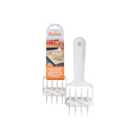 Mini roller pentru perforat aluatul de tarte, 6 cm, Decora