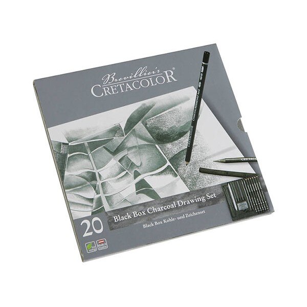 Set desen Black Box Cretacolor cutie metal