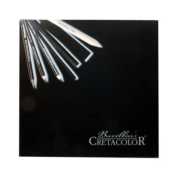 Set desen Black Box Cretacolor cutie lemn