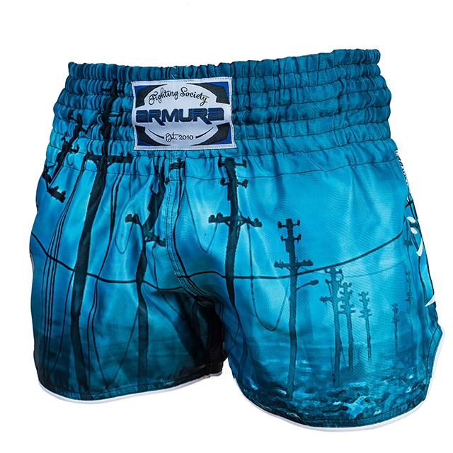 Sort de kickboxing Armura Neo Ronin, Albastru