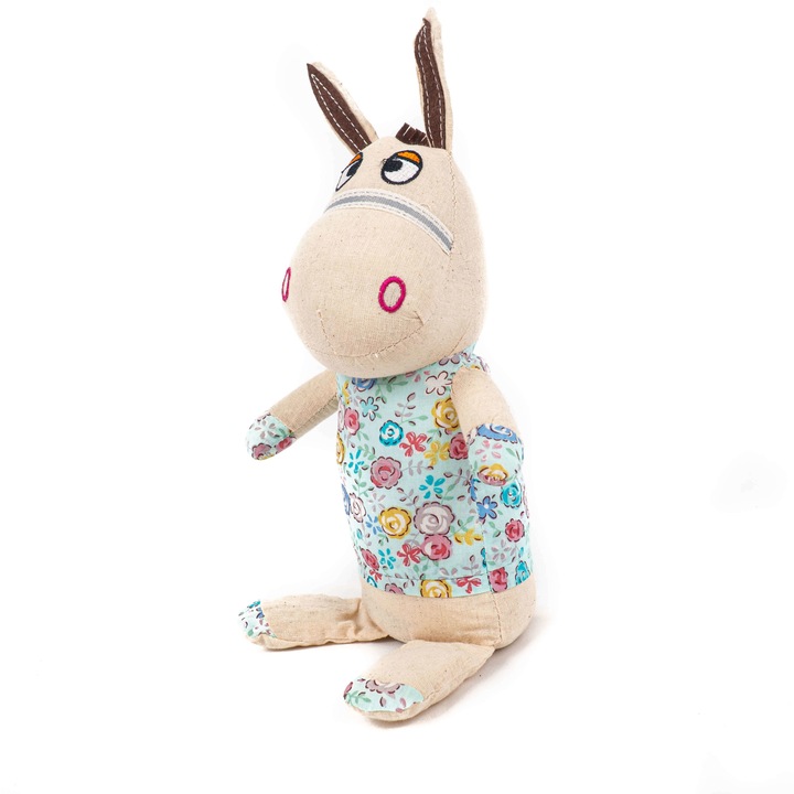 Opritor usa Mupsi Home Decoration, Donkey 38 x 12 cm, bej