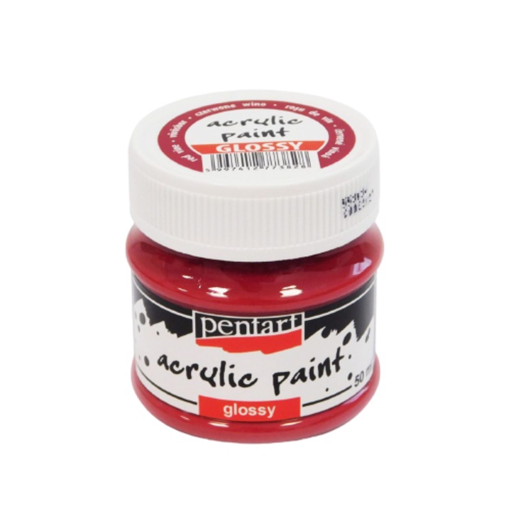 Гланцова акрилна боя, червено вино, 50 мл