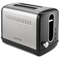 Prajitor de paine, Gorenje, Plastic/Metal, 1100 W, Negru/Gri