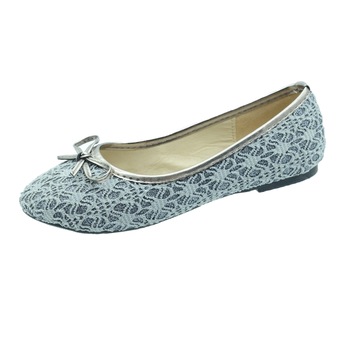 Balerini pentru fete American Club BAC-01, Gri, 32 Balerini pentru fete American Club BAC-01, Gri, 32