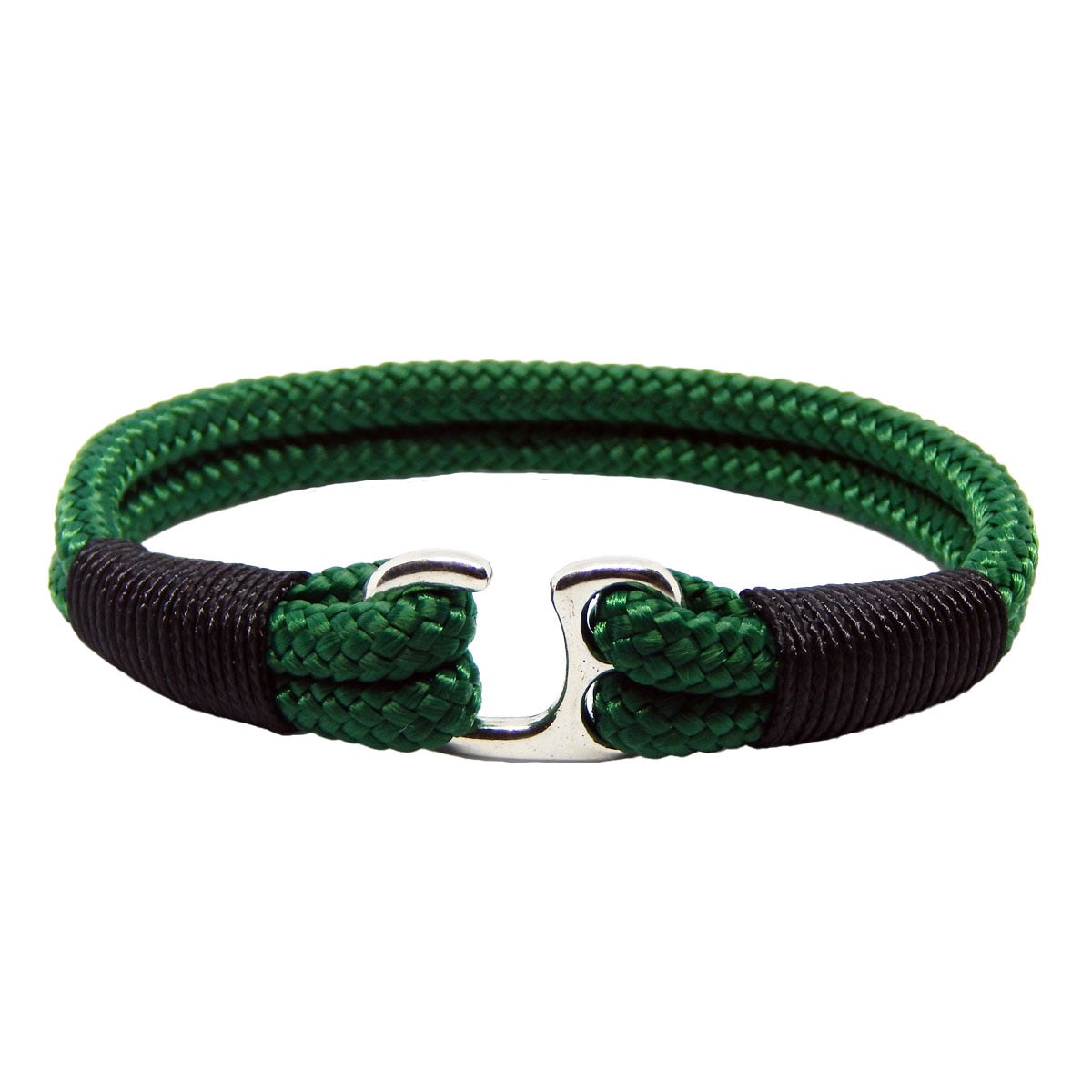 Bratara din snur paracord pp cu carlig argintiu 289p