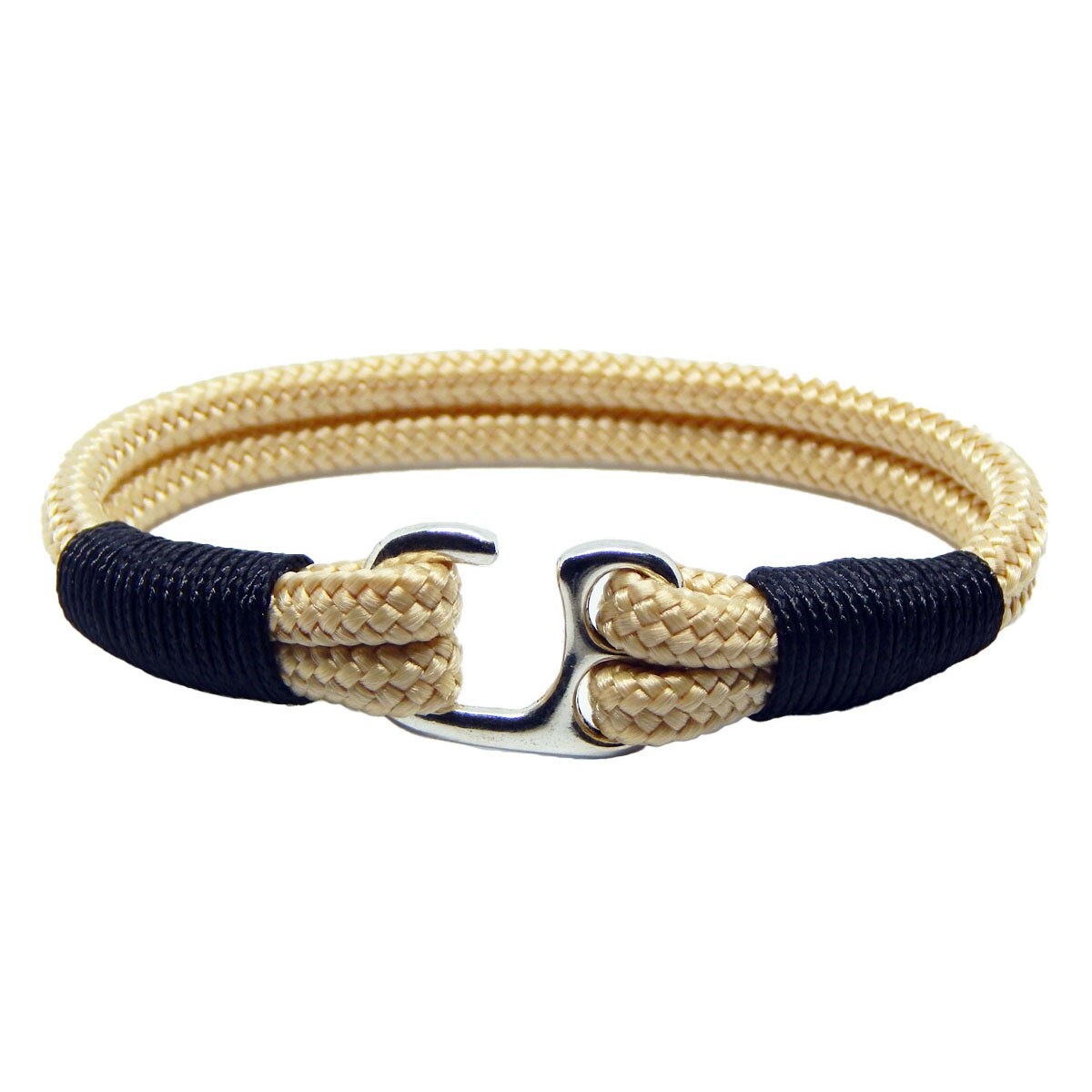 Bratara din snur paracord pp cu carlig argintiu 289o