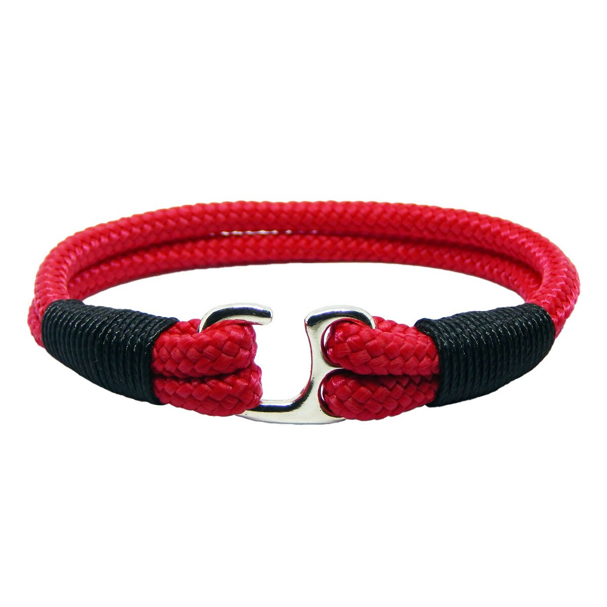 Bratara din snur paracord pp cu carlig argintiu 289m