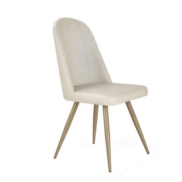 Scaun living piele ecologica bej, AX Z320