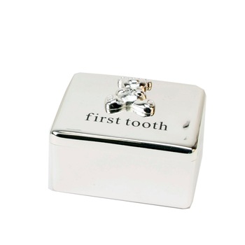 Cutiuta argintata pentru primul dintisor, Bambino by Juliana Cutiuta argintata pentru primul dintisor, Bambino by Juliana