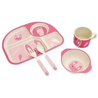 set de masa si tacamuri pentru copii din fibra de bambus farfurie 4 compartimente fiziotab kids iepure imagen 19_0_
0