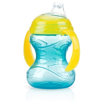 Sticla cu manere Nuby “First Cup Grip’n’Sip” 240 ml, 4-12 luni Sticla cu manere Nuby “First Cup Grip’n’Sip” 240 ml, 4-12 luni