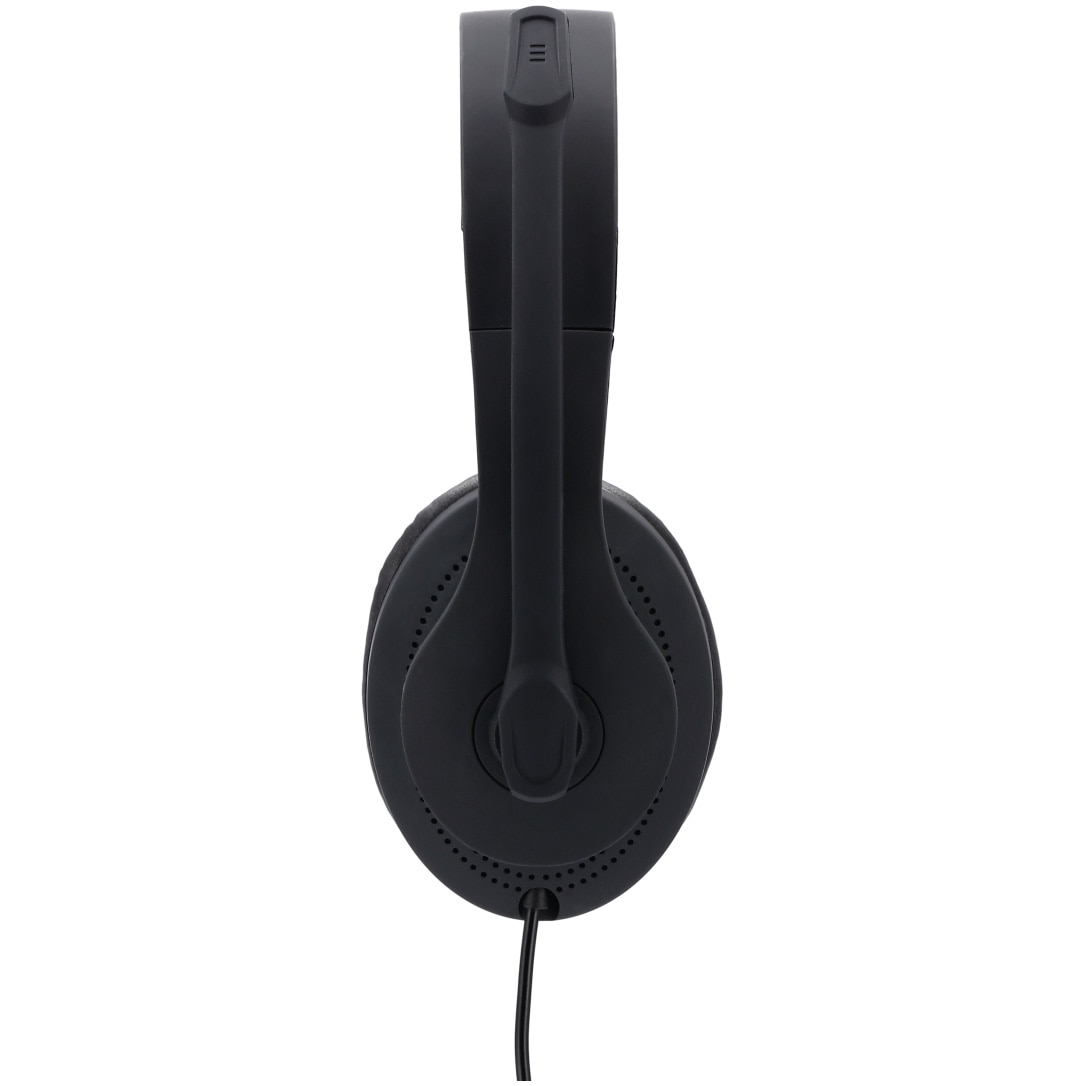 Sandberg 325-26 USB Headset met Boom Microfoon, In-line Controls, Zwart