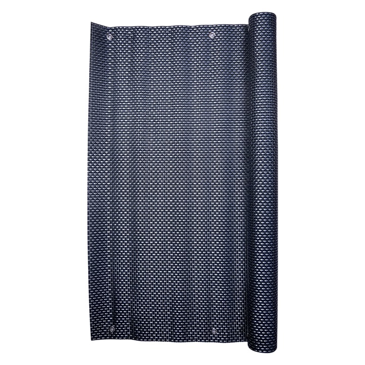 Paraván erkélyre, teraszra, keritésre 0,9x3 m, UV, 800 g / m2, - Antracit