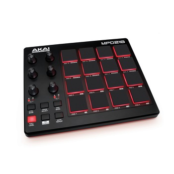 Controller Dj, Akai MPD 218, 16 paduri, 6 knoburi Controller Dj, Akai MPD 218, 16 paduri, 6 knoburi