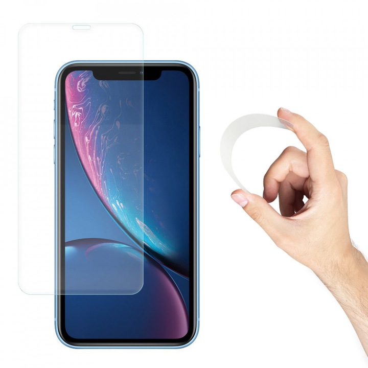Wozinsky Nano Flexi Glass hibrid hibrid védőfólia iPhone XR / iPhone 11 készülékhez