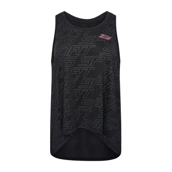 Maiou sport Dharma Skechers dama, Negru, XL Maiou sport Dharma Skechers dama, Negru, XL