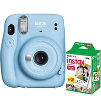 set aparat foto instant fujifilm instax mini 11 sky blue cu 20 filme imagen 56_0_
0