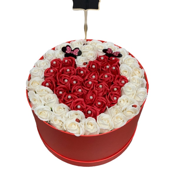 Aranjament cu flori din sapun, XXL