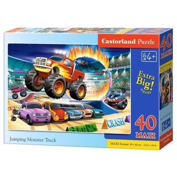 Puzzle Maxi Castorland, Monster Truck, 40 piese