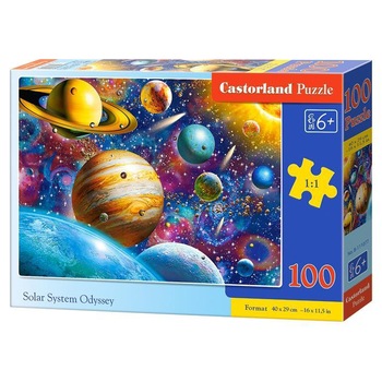 Puzzle Castorland, Odiseea Sistemului Solar, 100 piese
