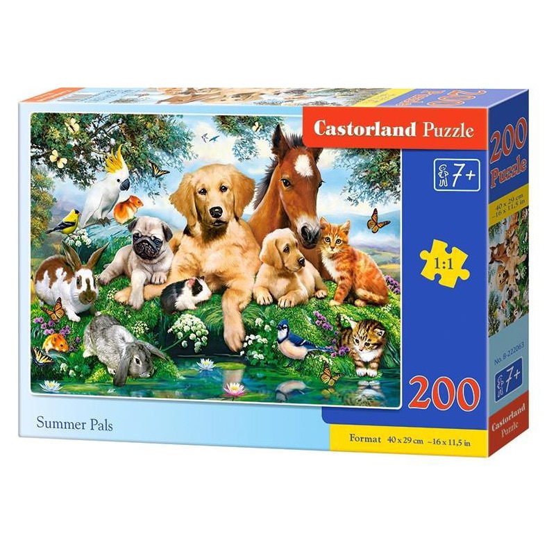 Puzzle Castorland, Prieteni de Vara, 200 piese