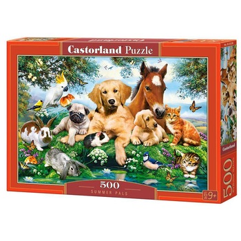 Puzzle Castorland, Prieteni de Vara, 500 piese Puzzle Castorland, Prieteni de Vara, 500 piese