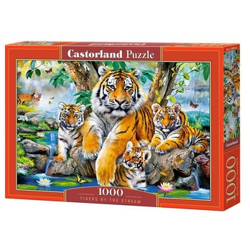 Puzzle Castorland, Tigri, 1000 piese
