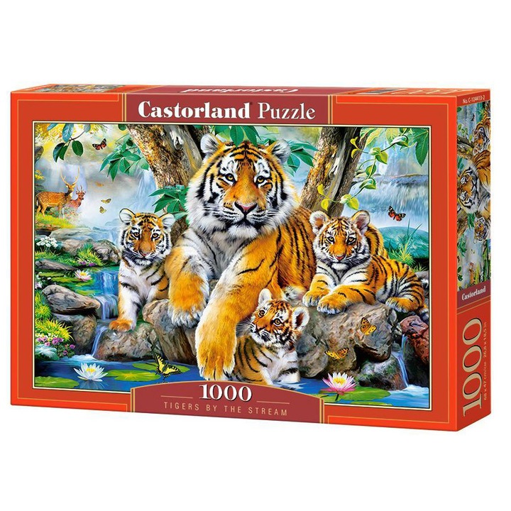 Пъзел Castorland, Тигри, 1000 части